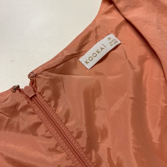 Kookai Eliza Dress - size 38 / AU10 - peach colour - Picture 5 of 5